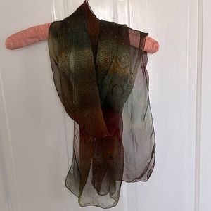 Chico’s ultra sheer multicolored scarf
